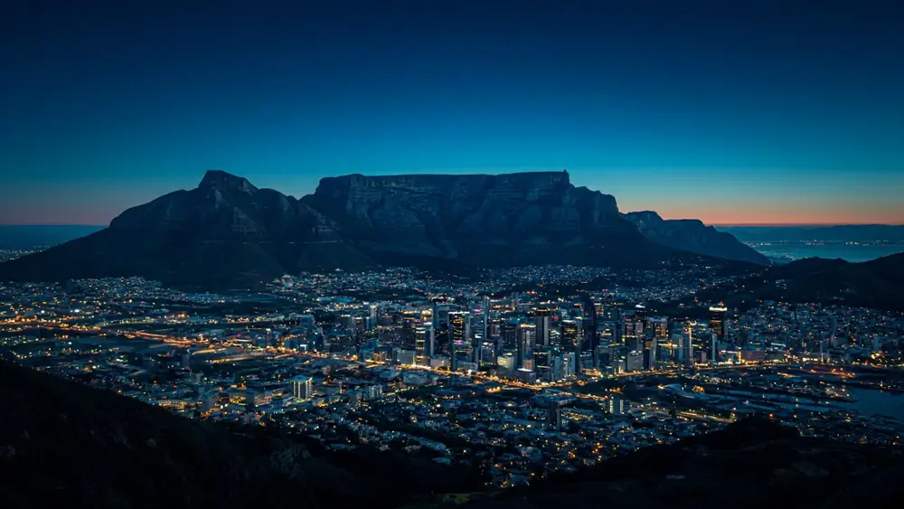 Cape Town at dusk